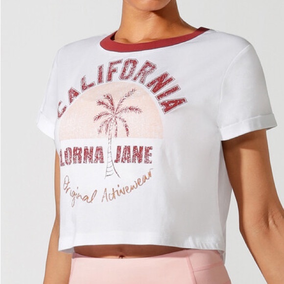 Lorna Jane Australia California Cropped Tee - Picture 2 of 7